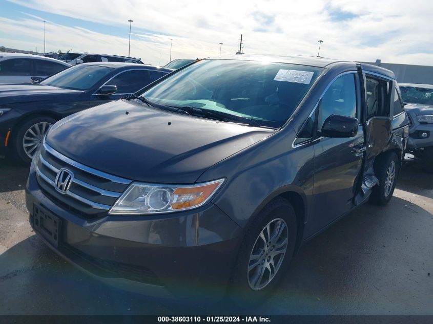 2013 HONDA ODYSSEY EX-L - 5FNRL5H66DB081114