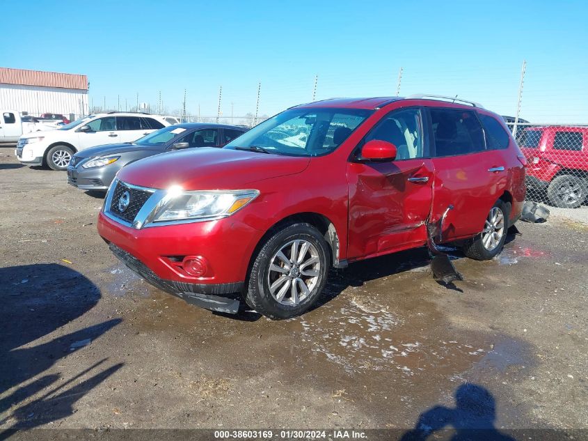 2014 NISSAN PATHFINDER PLATINUM/S/SL/SV - 5N1AR2MN9EC667453
