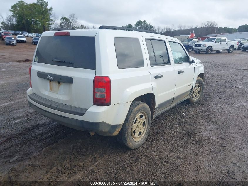 2014 JEEP PATRIOT SPORT - 1C4NJPBAXED509966