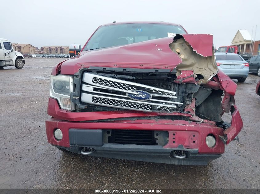 2013 FORD F-150 PLATINUM - 1FTFW1ET0DFD82213