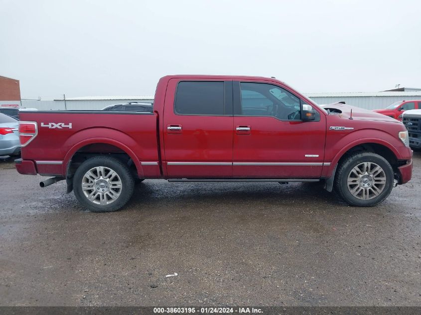 2013 FORD F-150 PLATINUM - 1FTFW1ET0DFD82213