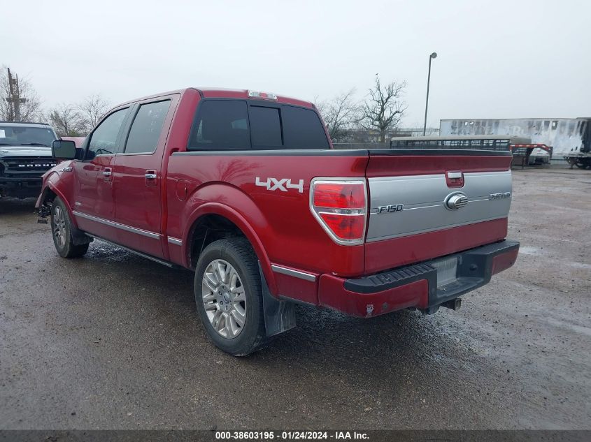 2013 FORD F-150 PLATINUM - 1FTFW1ET0DFD82213