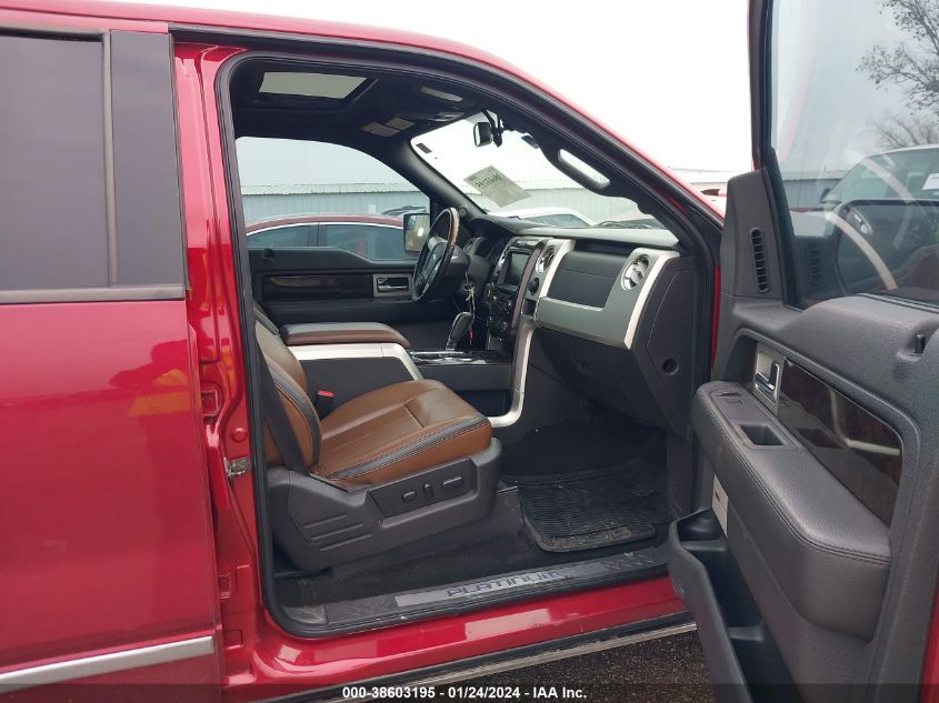 2013 FORD F-150 PLATINUM - 1FTFW1ET0DFD82213