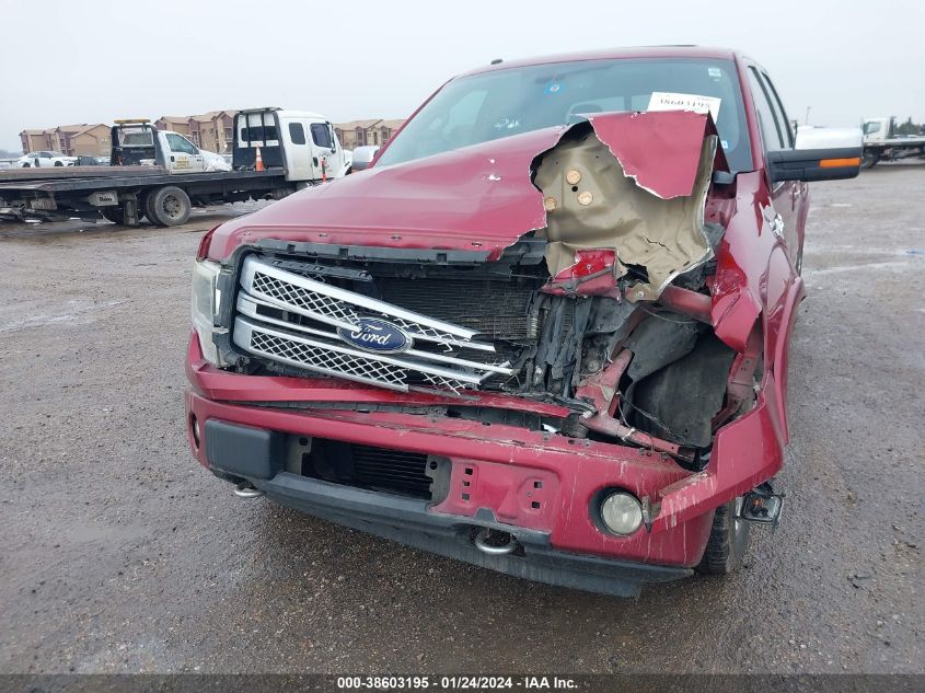 2013 FORD F-150 PLATINUM - 1FTFW1ET0DFD82213