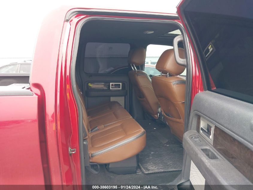 2013 FORD F-150 PLATINUM - 1FTFW1ET0DFD82213