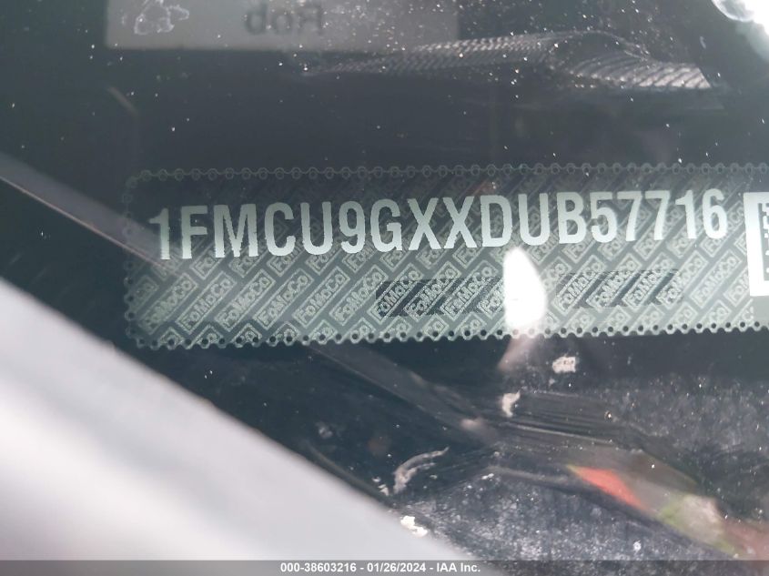 2013 FORD ESCAPE SE - 1FMCU9GXXDUB57716