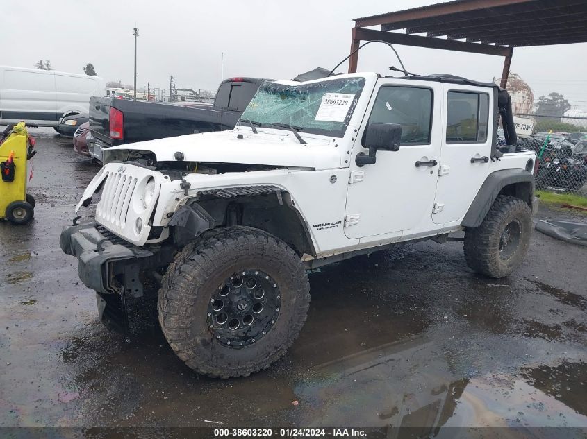 2015 JEEP WRANGLER UNLIMITED SPORT - 1C4BJWDG2FL610781