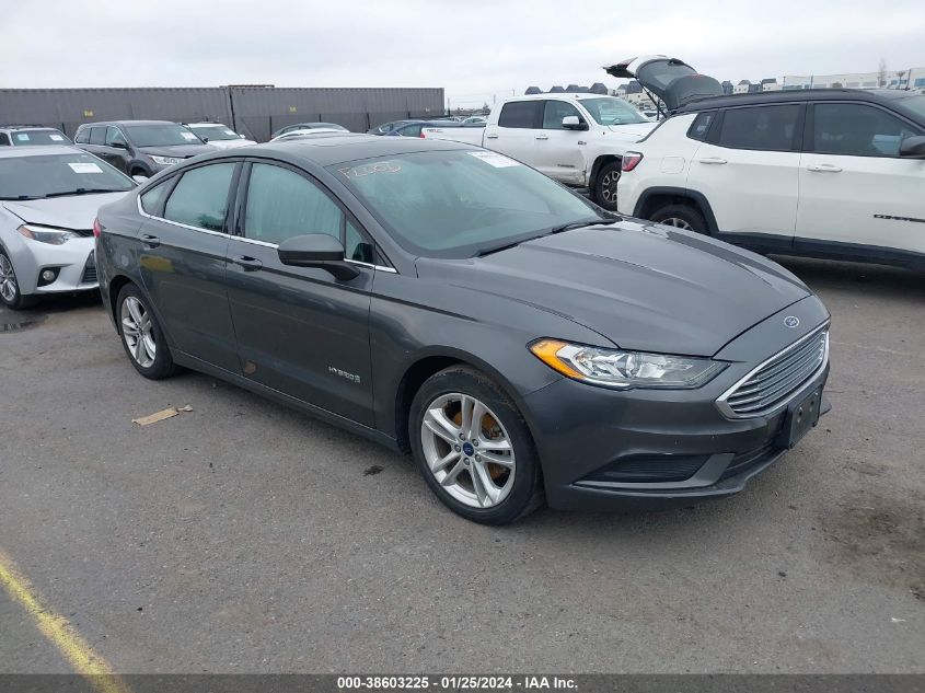 Lot #2524271630 2018 FORD FUSION HYBRID SE salvage car