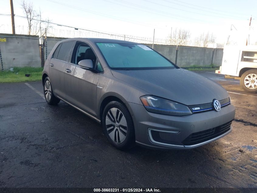 2016 VOLKSWAGEN E-GOLF SEL PREMIUM - WVWPP7AU9GW911603