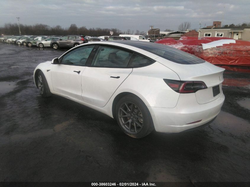 2023 TESLA MODEL 3 REAR-WHEEL DRIVE - 5YJ3E1EA8PF404603
