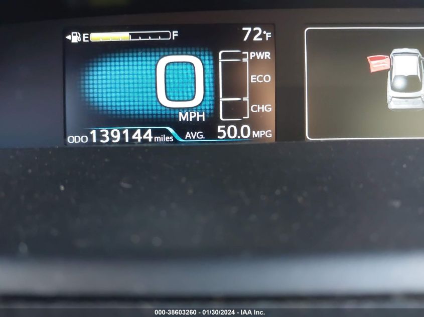2018 TOYOTA PRIUS TWO - JTDKBRFUXJ3074172