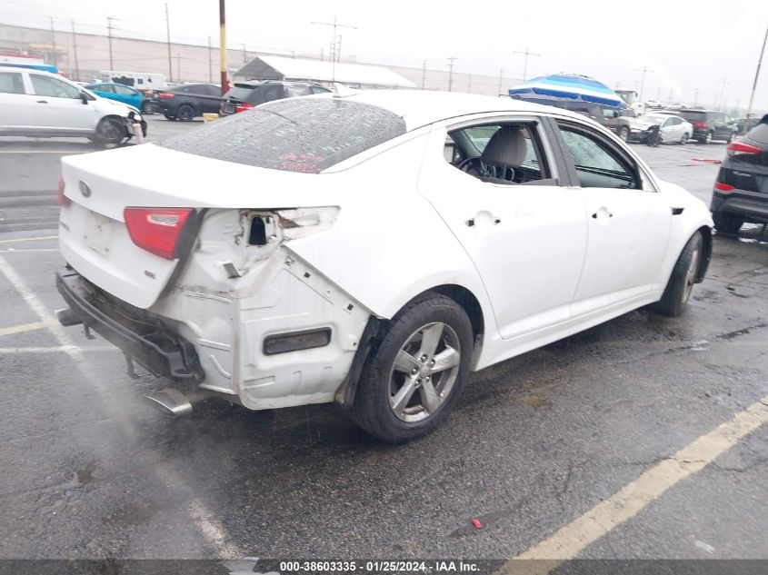 2014 KIA OPTIMA LX - 5XXGM4A71EG343833