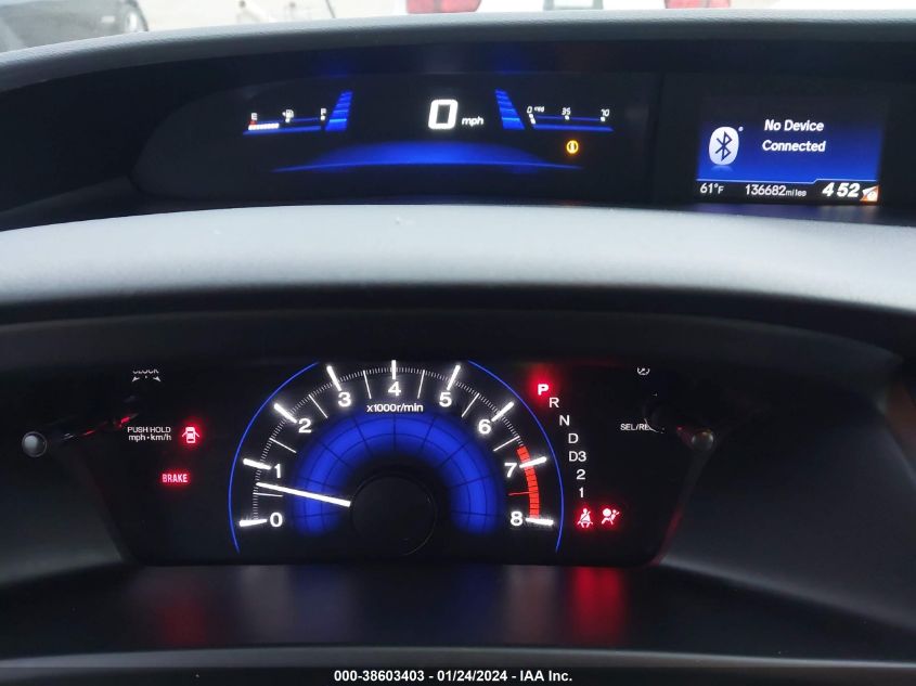 2013 HONDA CIVIC EX - 2HGFB2F89DH530094