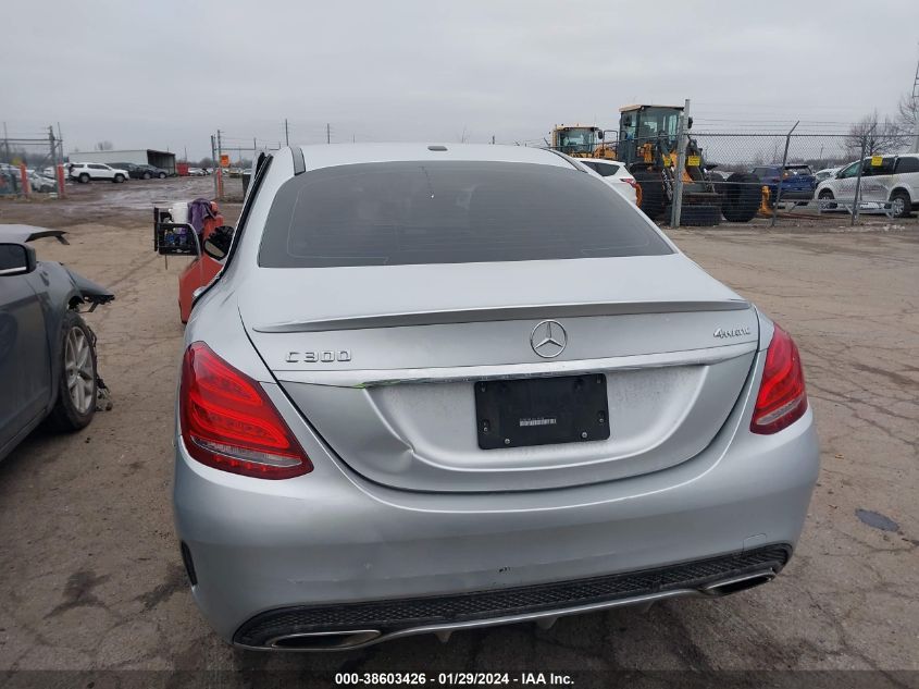 2016 MERCEDES-BENZ C 300 4MATIC/LUXURY 4MATIC/SPORT 4MATIC - 55SWF4KB1GU110158