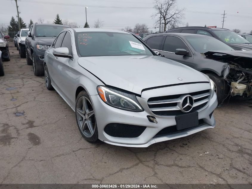 2016 MERCEDES-BENZ C 300 4MATIC/LUXURY 4MATIC/SPORT 4MATIC - 55SWF4KB1GU110158