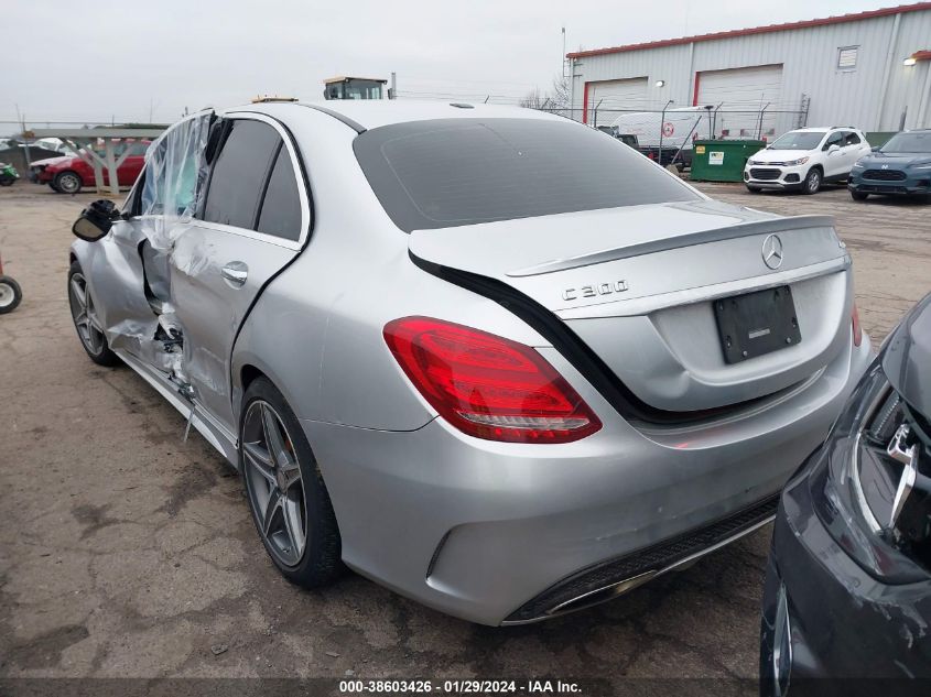 2016 MERCEDES-BENZ C 300 4MATIC/LUXURY 4MATIC/SPORT 4MATIC - 55SWF4KB1GU110158