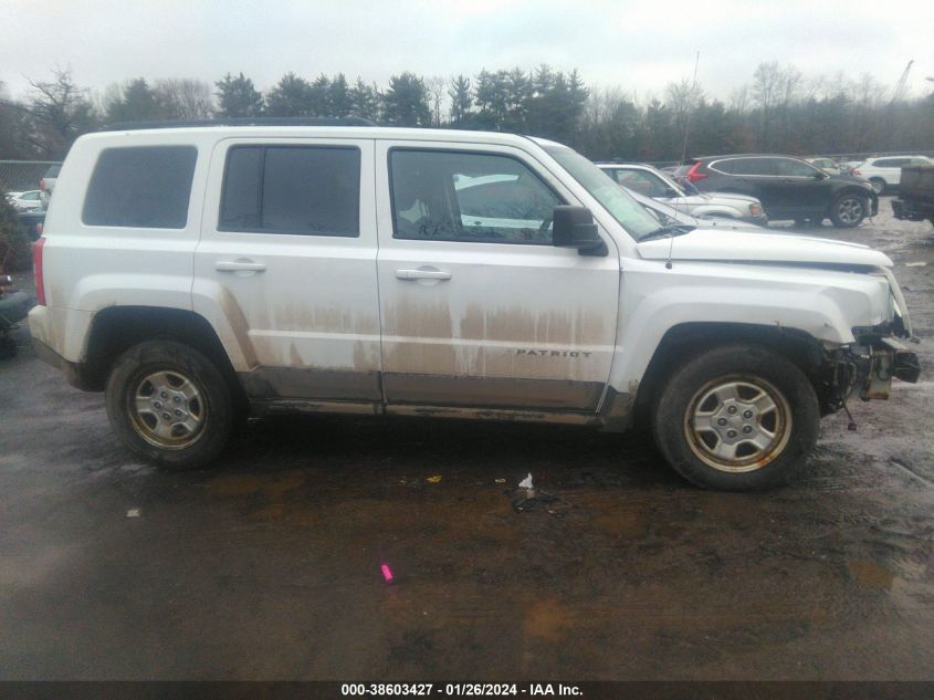 2016 JEEP PATRIOT SPORT - 1C4NJRBB3GD767513
