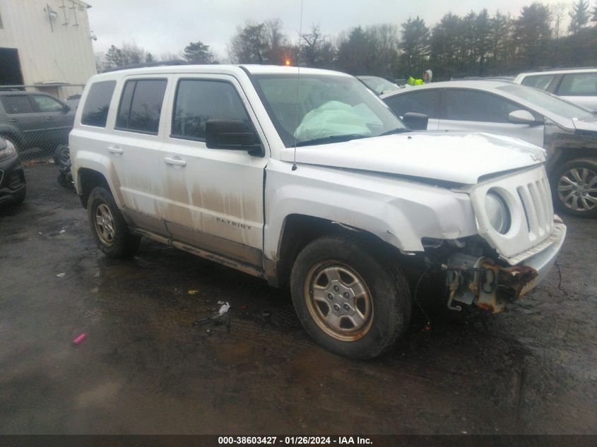2016 JEEP PATRIOT SPORT - 1C4NJRBB3GD767513