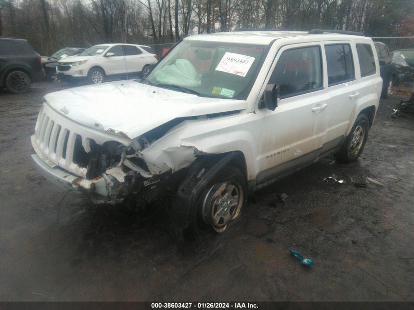 2016 JEEP PATRIOT SPORT - 1C4NJRBB3GD767513