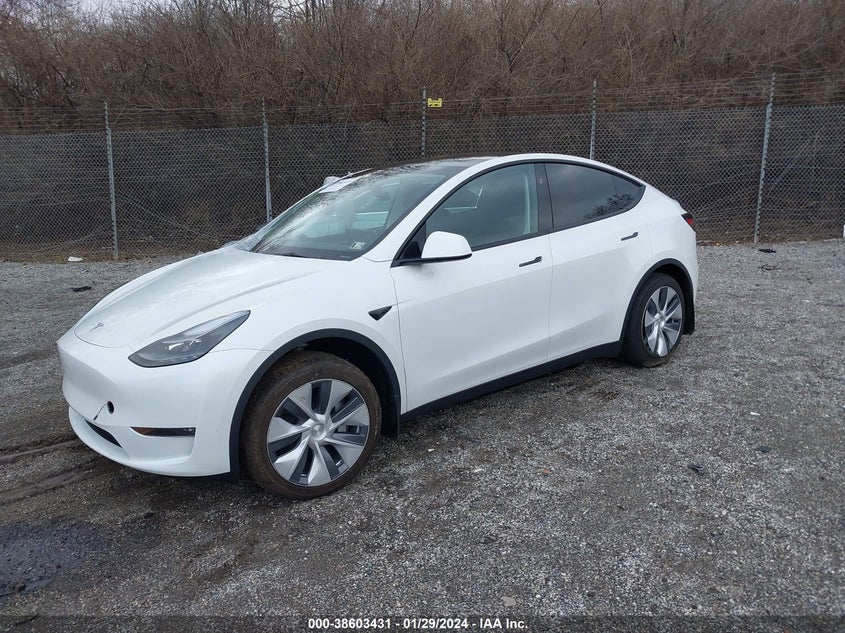 VIN 7SAYGAEE0PF871701 2023 TESLA MODEL Y AWD/LONG RANGE DUAL MOTOR ALL-WHEEL DRIVE