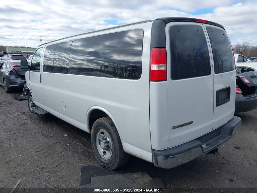 2017 CHEVROLET EXPRESS 3500 LT 1GAZGPFG9H1108664