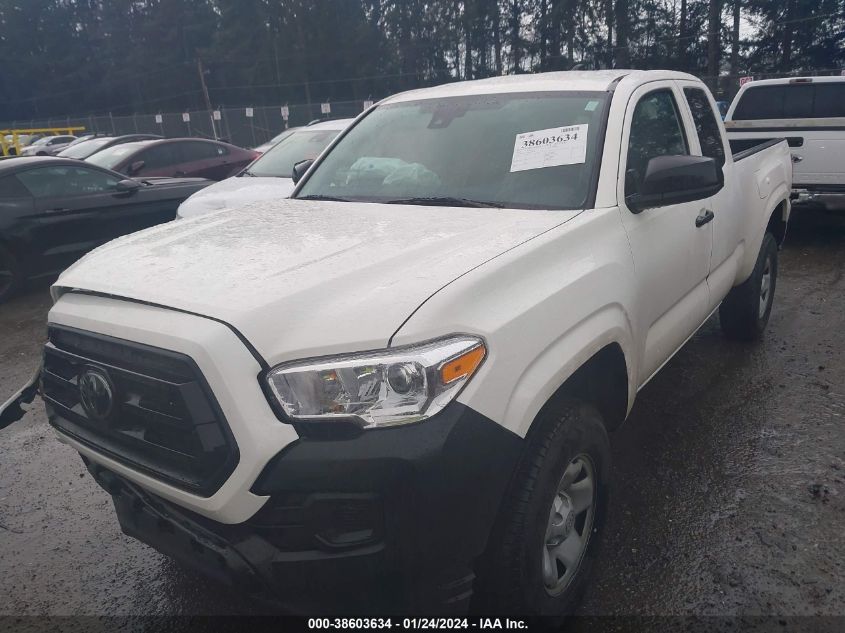 2022 TOYOTA TACOMA SR - 3TYRX5GN4NT046683