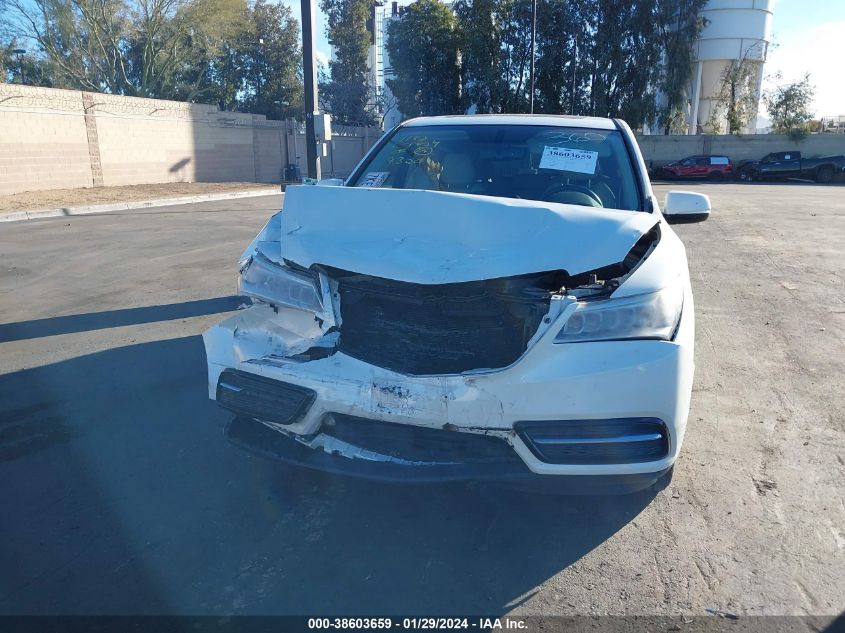 2015 ACURA MDX - 5FRYD3H27FB009320