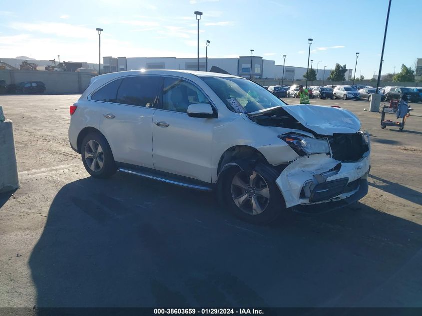 2015 ACURA MDX - 5FRYD3H27FB009320