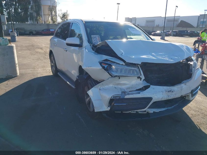 2015 ACURA MDX - 5FRYD3H27FB009320