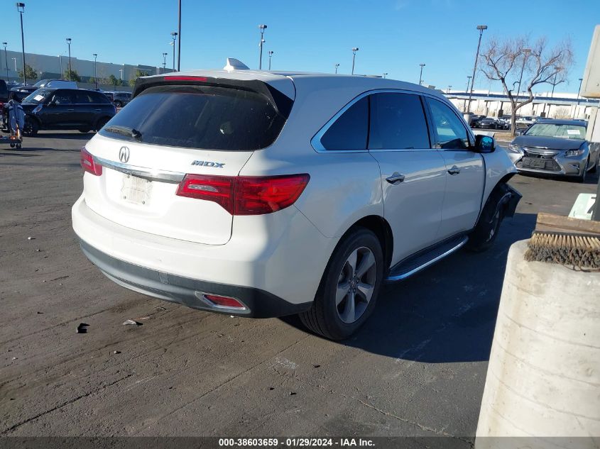 2015 ACURA MDX - 5FRYD3H27FB009320
