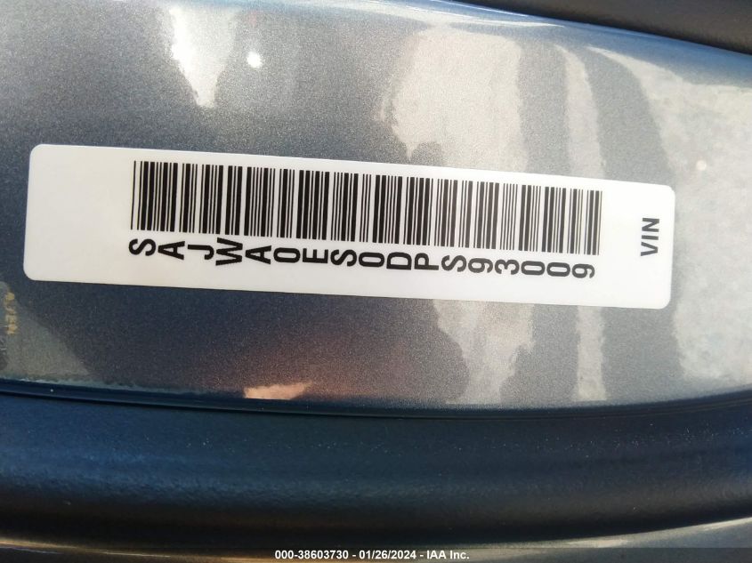 2013 JAGUAR XF - SAJWA0ES0DPS93009