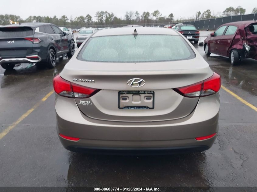 2014 HYUNDAI ELANTRA SE - 5NPDH4AE6EH529930