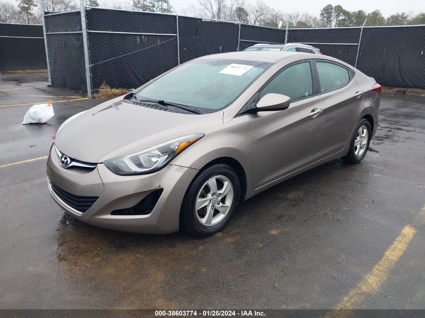 2014 HYUNDAI ELANTRA SE - 5NPDH4AE6EH529930