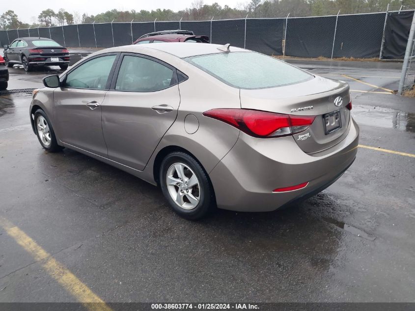 2014 HYUNDAI ELANTRA SE - 5NPDH4AE6EH529930