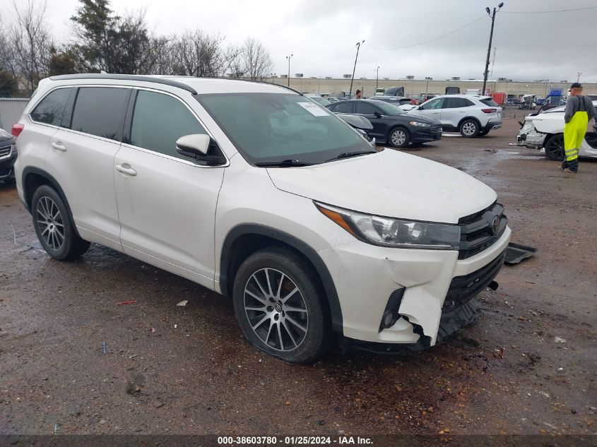 2018 TOYOTA HIGHLANDER SE/XLE - 5TDKZRFH3JS545642