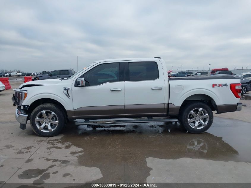 2021 FORD F-150 KING RANCH - 1FTFW1E56MFC62482