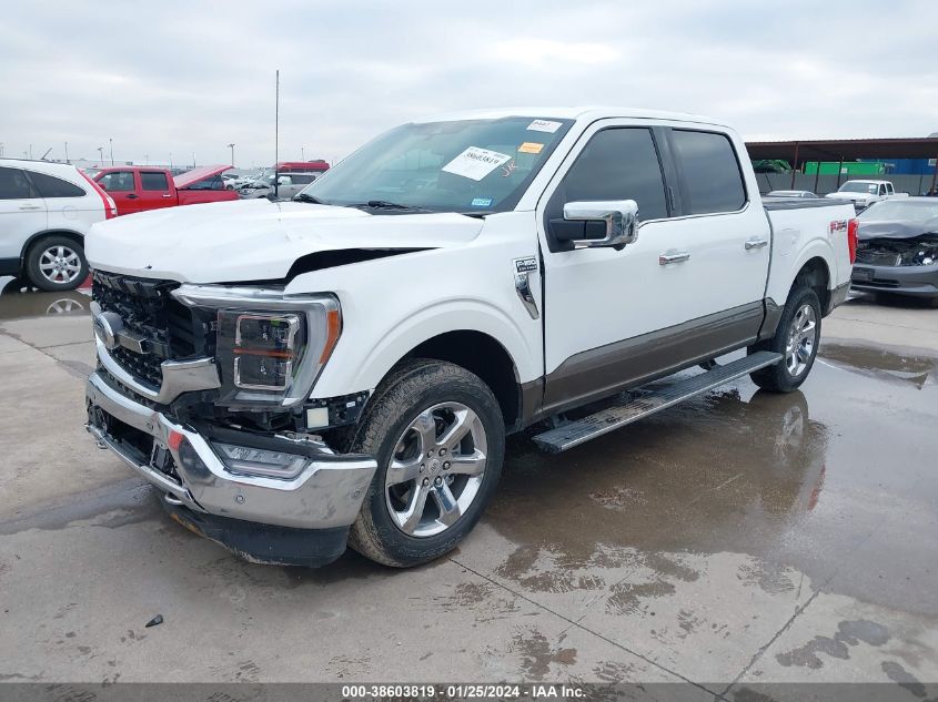 2021 FORD F-150 KING RANCH - 1FTFW1E56MFC62482