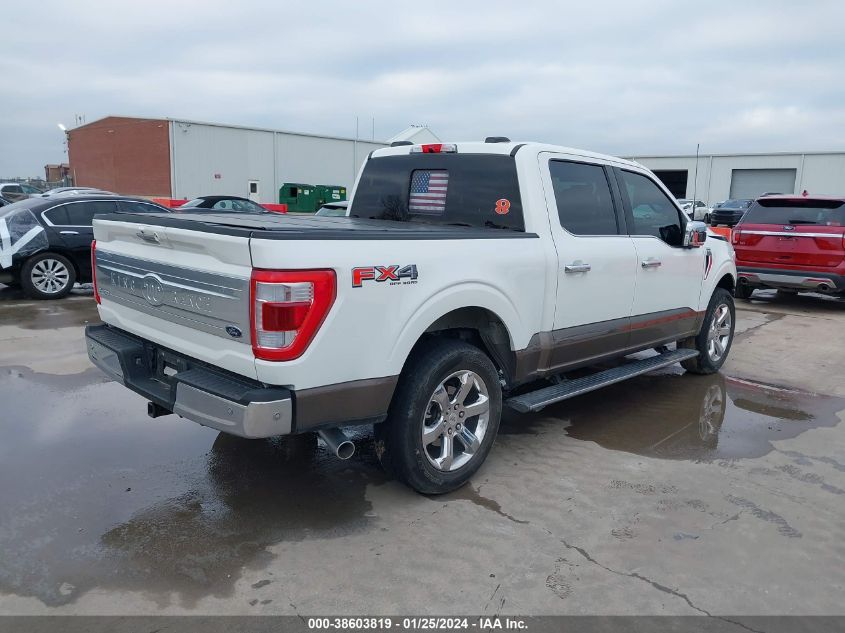 2021 FORD F-150 KING RANCH - 1FTFW1E56MFC62482