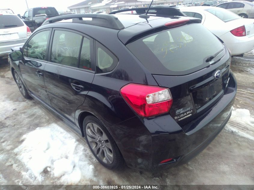 2015 SUBARU IMPREZA 2.0I SPORT LIMITED - JF1GPAV66FH232423