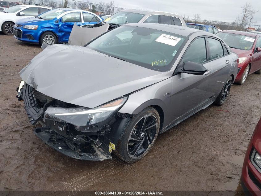 2023 HYUNDAI ELANTRA N LINE - KMHLR4AF1PU499791
