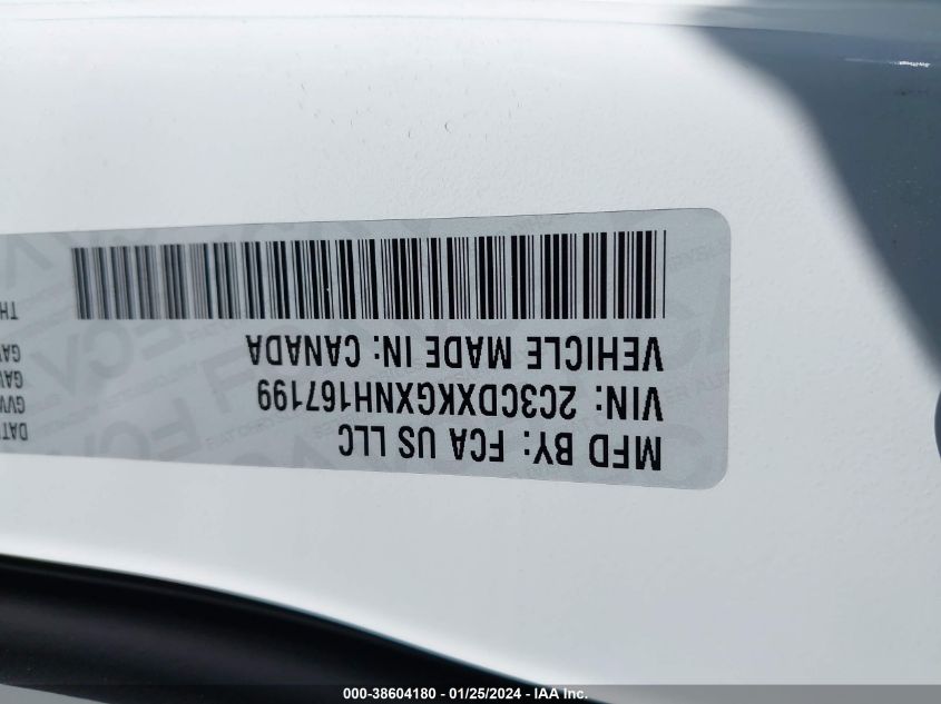 2022 DODGE CHARGER POLICE - 2C3CDXKGXNH167199