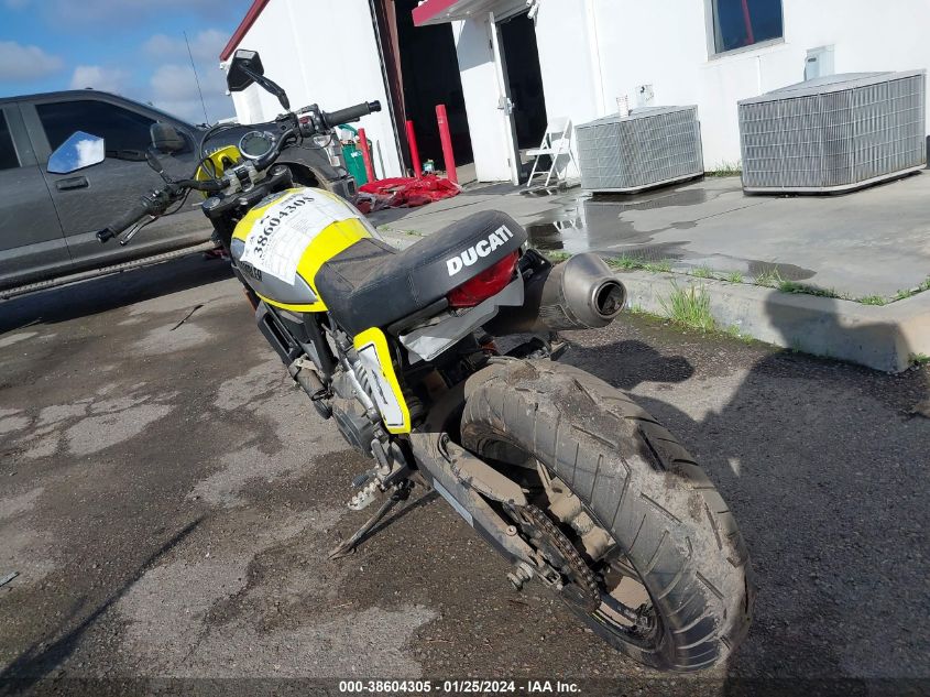 2016 DUCATI SCRAMBLER 800 ZDM15ANM3GB013755