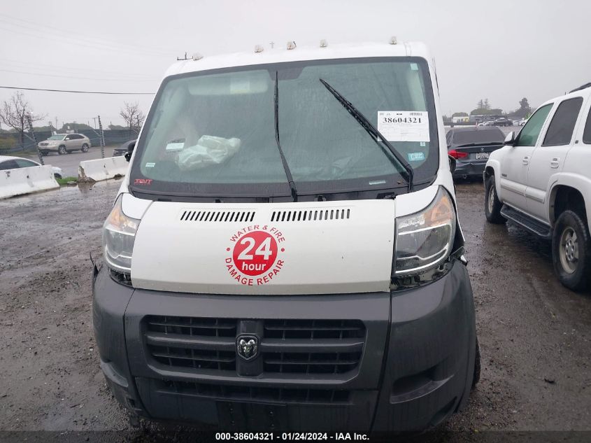 2017 RAM PROMASTER 1500 LOW ROOF 136 WB - 3C6TRVAG4HE518800