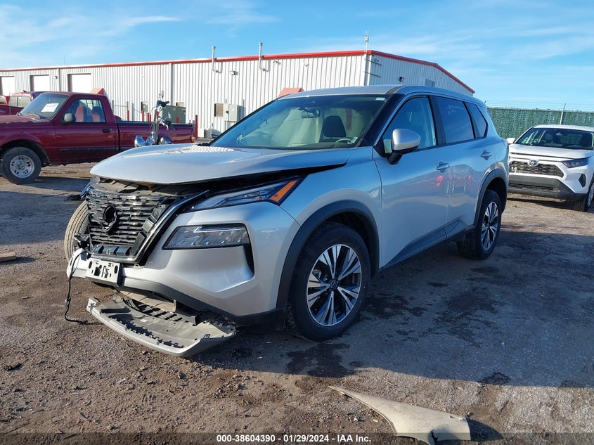 VIN 5N1BT3BA2PC798576 2023 NISSAN ROGUE SV FWD