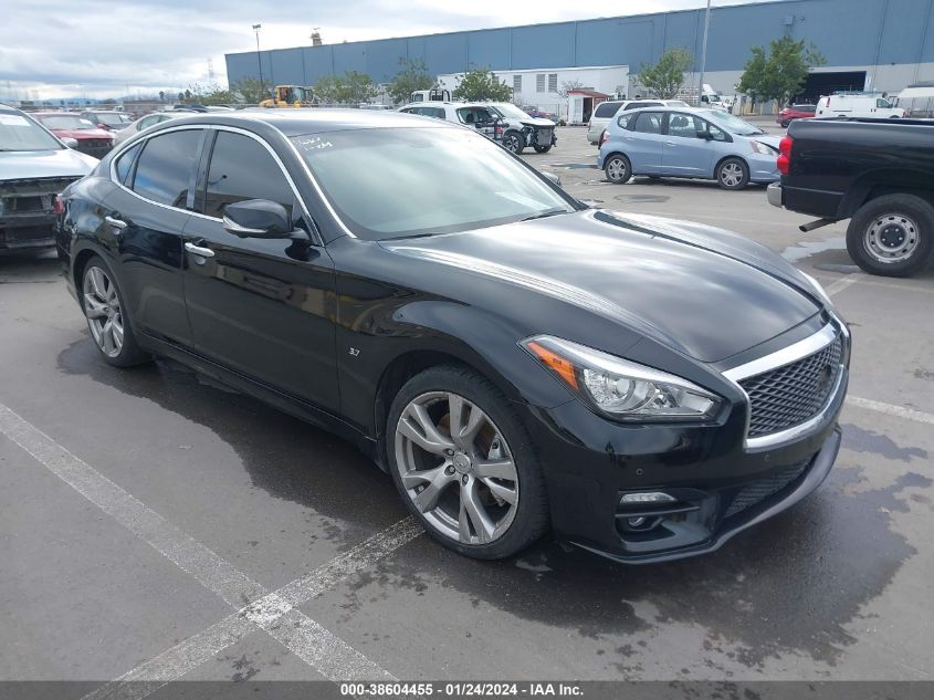 Lot #2539243086 2016 INFINITI Q70 3.7 salvage car