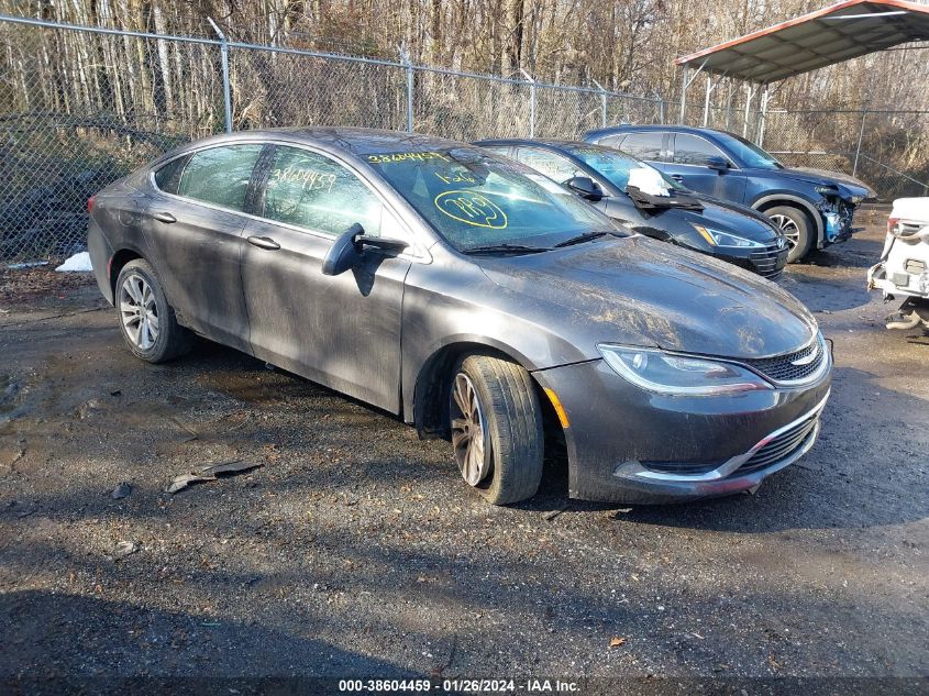 2015 CHRYSLER 200 LIMITED - 1C3CCCAB0FN758930