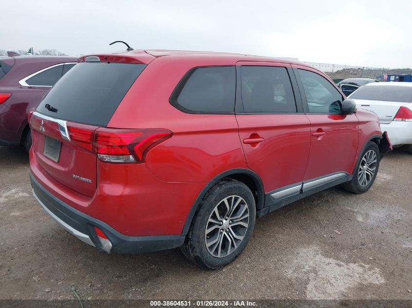 2016 MITSUBISHI OUTLANDER ES - JA4AD2A36GZ032190