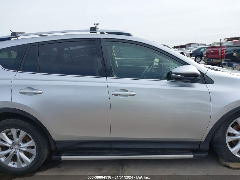 2014 TOYOTA RAV4 LIMITED - JTMYFREV4EJ019937