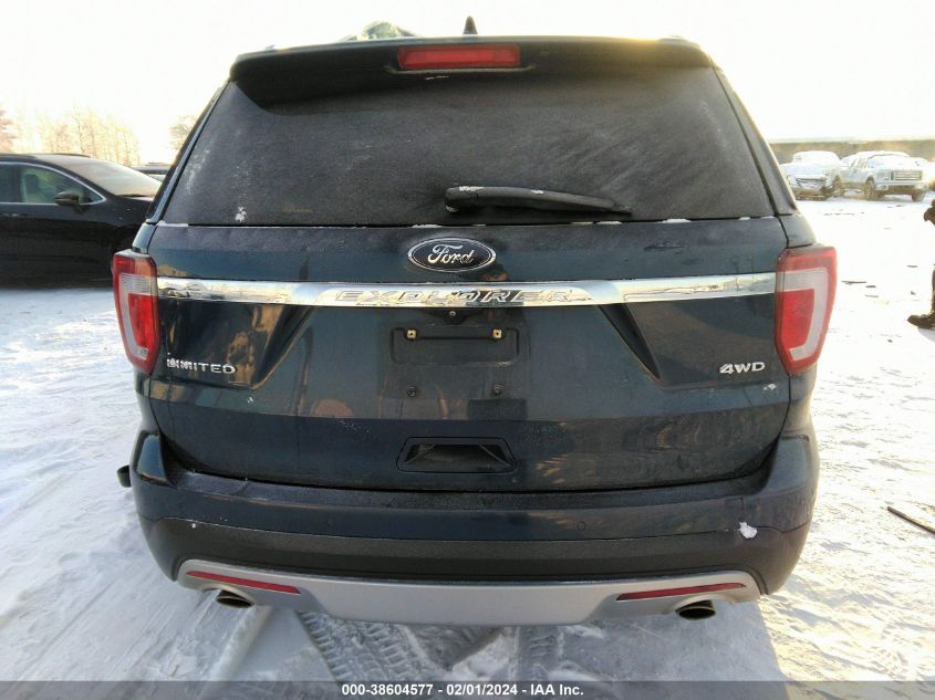 2017 FORD EXPLORER LIMITED - 1FM5K8F87HGB62878