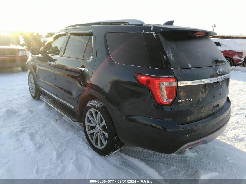 2017 FORD EXPLORER LIMITED - 1FM5K8F87HGB62878